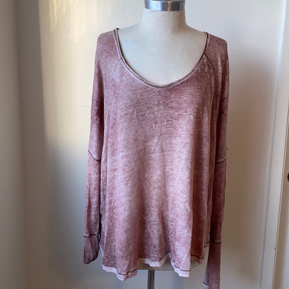 We The Free Long Sleeve Oversized Top S - Picture 1 of 6